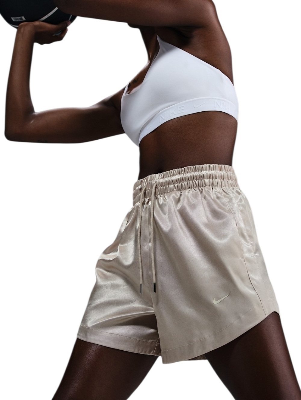 Nike A'ja Wilson signature basketball shorts Satin Size XS Like New
